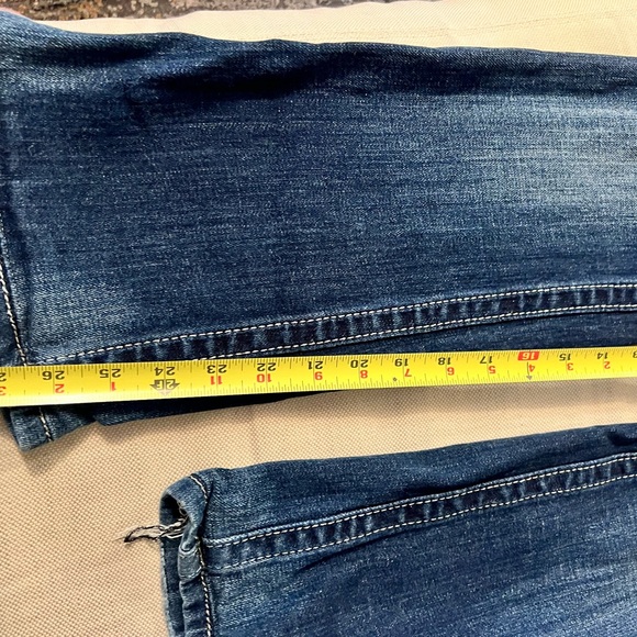 Miss Me Blue Boot Cut Jeans with Silver Embellishments - Picture 4 of 5